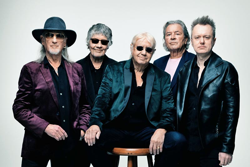 Die Mitglieder der Rockband Deep Purple