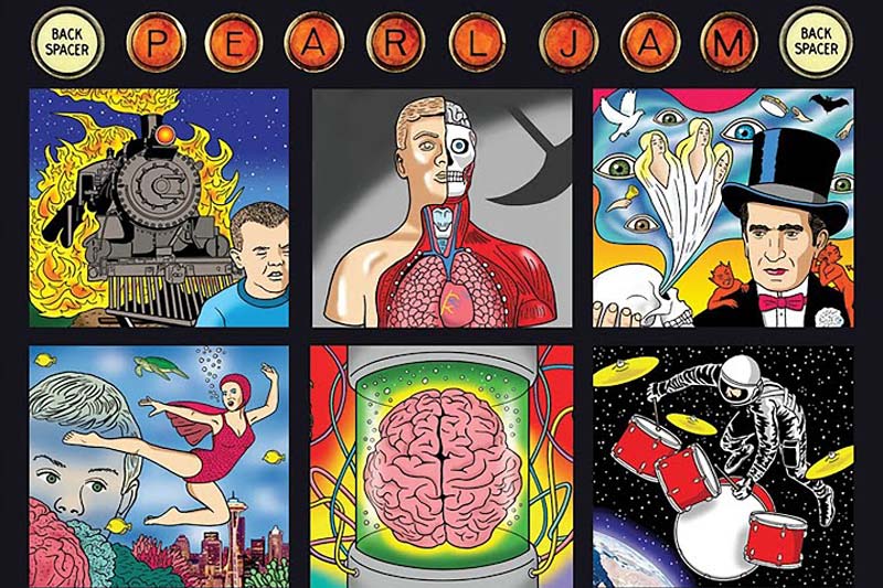 Cover des Albums "Backspacer" von Pearl Jam