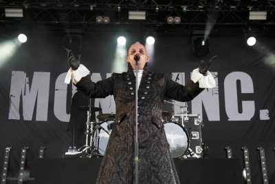 Martin Engler, Sänger von Mono Inc., auf der Amphi-Festival