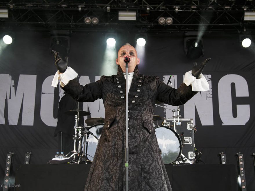 Martin Engler, Sänger von Mono Inc., auf der Amphi-Festival